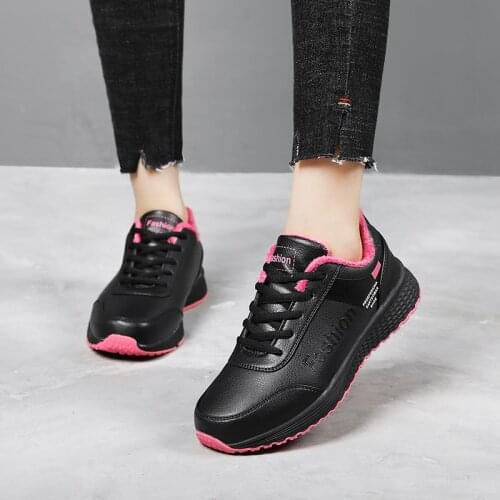 Winter Brand Tenis Feminino Women Leather Gym Sport Shoes Women Tennis Shoes Female Stable Athletic Fitness Sneakers Trainers 1