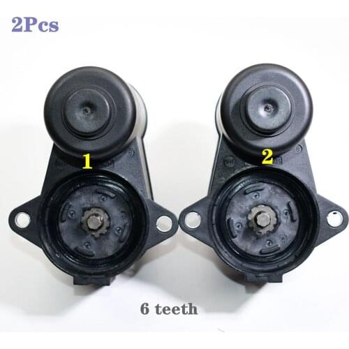 2 Pcs 0EM 6 Teeth Brake Caliper Servo Motor For Tiguan Passat CC B6 B7 Sharan 3C0 998 281 B 32332267