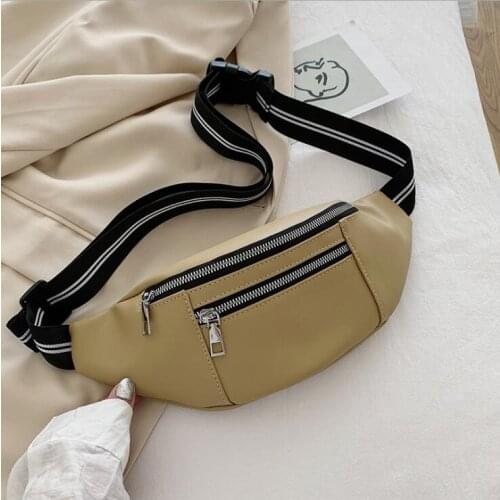 2021 Waist Bag Pack Purse Casual Phone Belt Bag Pouch Womens Canvas Travel Phone Bag