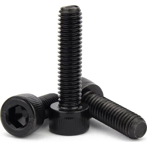 5-50pcs Hexagon Hex Socket Cup Head Screw Bolts M2 M2.5 M3 M4 M5 M6 M8 M10 12.9 Grade Carbon Steel Allen Screw Din912