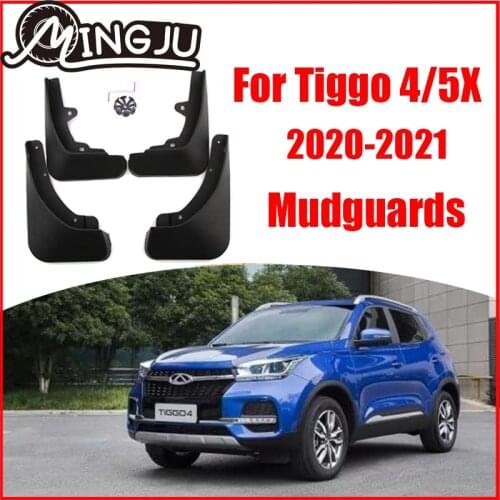 Mudguards For Chery Tiggo 4 5X 2020 2021 4PCS Front Rear Fender Mud Flaps Guard Splash Flap Mudguard Car Accessories Decoration