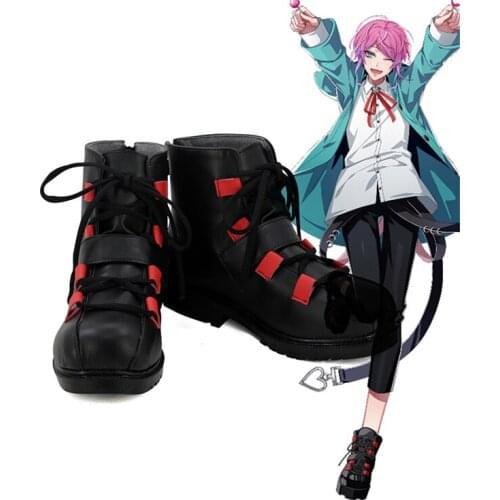 Division Rap Battle DRB Amemura Ramuda Hypnosis Mic Cosplay Boots Anime Shoes Custom Made