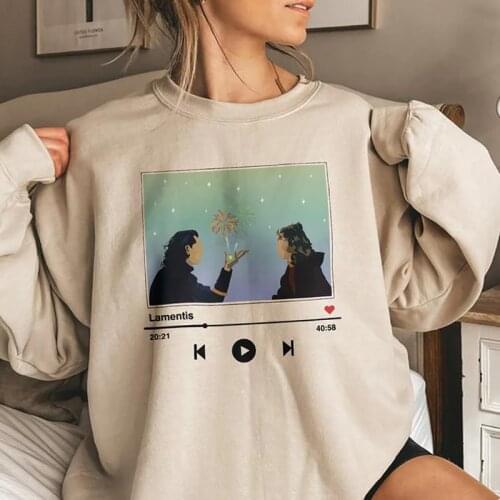 Grosfairy Women's Sweatshirts With Inscriptions