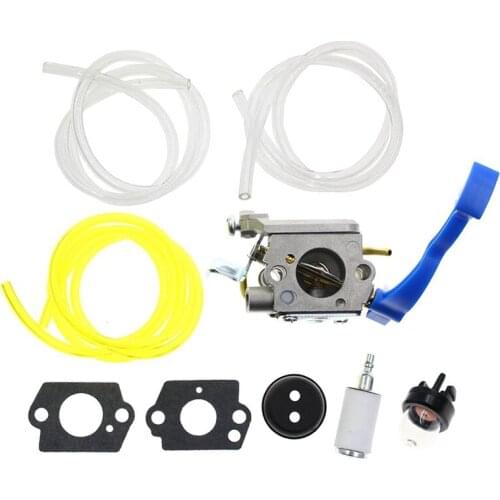 GTBL Carburetor for Husqvarna 125B 125BVX 125BX Leaf Blower Trimmer Replaces Zama C1Q-W37 Carb with Fuel Line Kit