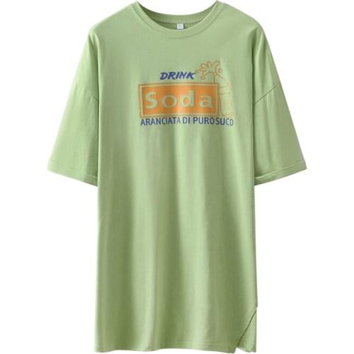 Letter Printed Cotton Patchwork Maternity Tees Summer Casual Loose T Shirts Clothes for Pregnant Women Pregnancy Tops