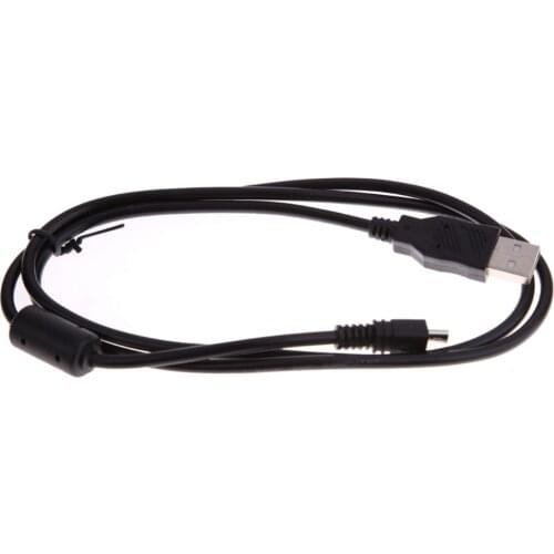 1M Black 8 Pin USB Data Sync Cable Cord Wire Line Camera Wire Accessories for FUJIFILM Olympus Pentax for Sony Olympus Camera