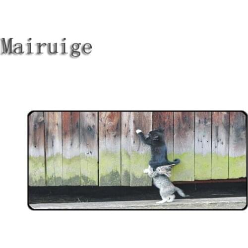 Mairuige Hot Selling Animal Cat Game Mousepad Images Printing Gaming Mouse Pad Mat Overlock Pc Notebook Table Mat Diy