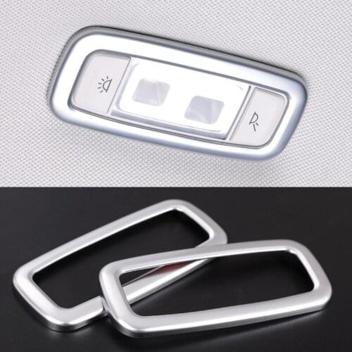 ABS Matte For BMW 5 Series G30 2017 2018 Accessories Car Rear Reading Lampshade Cover Trim Auto Interior Moldings Styling 2pcs