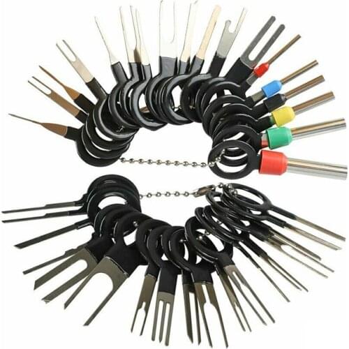 152pcs Car Terminal Removal Tool Wire Plug Terminal Removal Connector Extractor Puller Release Pin Extractor Kit