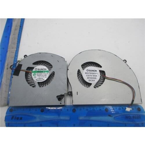 USED FAN Dual Graphics Cards Cooling Fans Cooler Left AND Right Video Card Fan for Dell Alienware M17X R1 R2 CPU FAN