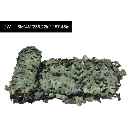 4x6M Hunting Military Camouflage Nets Woodland Army Training Camo Netting Car Covers Tent Shade Camping Sun Shelter Oxford cloth