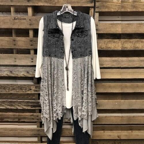 Rebicoo Women's Long Vests