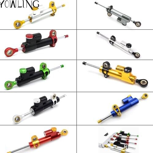 Motorcycle steering damper stabilizer linear reversed safety control for Kawasaki ZRX1200R-N-S ZX6R ZX6R VERSYS 1000 ZRX 1100