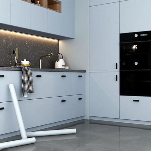 Thickened Self Adhesive Wallpaper Furniture Renovation Stickers Film Nordic Kitchen Cabinet Waterproof Oil Proof Wall Stickers