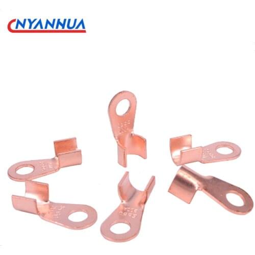 High Quality Terminal OT Series Splice Wire Dia Copper O shape Circular Naked Battery Cable Connector Open Lug 200A~1000A