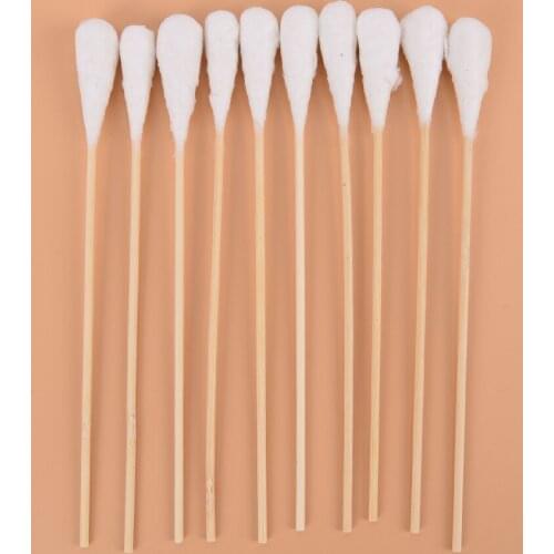 20pcs 20cm Women Beauty Makeup Cotton Swab Cotton Buds Make Up Wood Sticks Nose Ears Cleaning Cosmetics Health Care