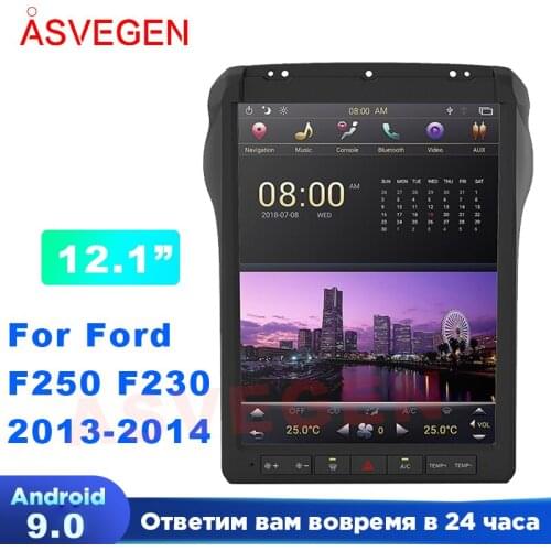 64G Android 9.0 Car Multimedia Player For Ford F250 F350 2013-2014 HeadUnit Navigation Screen GPS Audio Radio Stereo