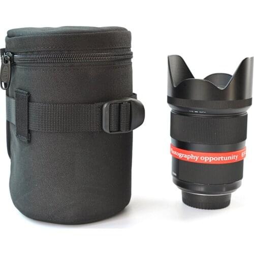 9.5x15.5cm Camera Lens Pouch Lens Case Bag for Canon EF 24-105mm f/4L & Nikon Micro 105mm f/2.8G VR