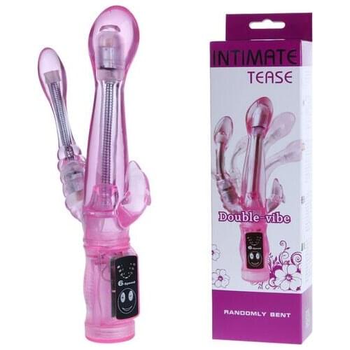 Baile 6 speed rabbit vibrator,g-spot clitoral stimulator,AV stick anal sex toy,Adult Sex products pink purple 20pcs