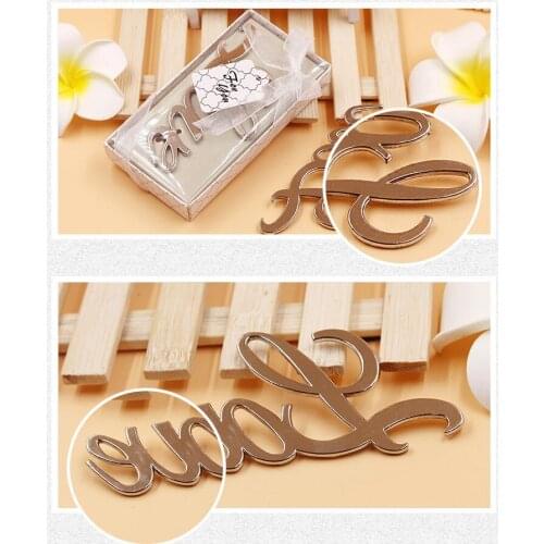 Free shipping 80pcs/lot love theme zinc alloy love beer bottle opener wedding opener favors and door giveaway gifts supplies