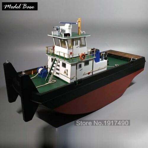 Wooden Ship Models Kits Educational Toy Model-Ship-Assembly Wooden 3d Laser Cut DIY 1/35 Pushing Springer Tug Suite 2015 Models