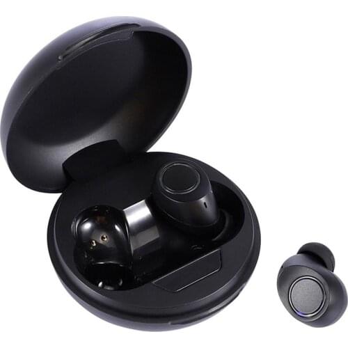 DT11 Bluetooth 5.0 Earphone for iPhone Wireless Ear Phone IPX7 Waterproof Earbuds with 3000mAh Charging Box/ Microphone