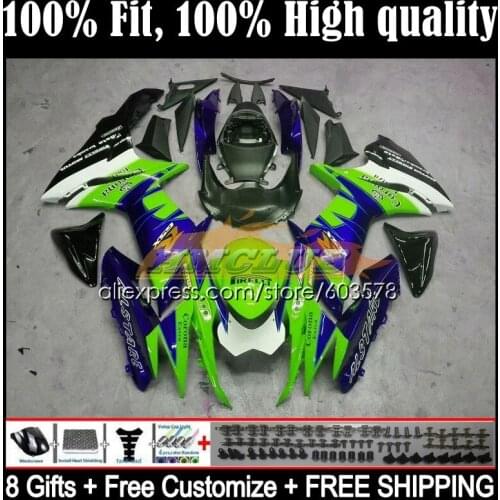 GSXR600 For SUZUKI GSXR 600 750 K11 11 12 13 14 15 16 17 7CL.35 GSXR750 2011 2012 2013 2014 2015 2016 2017 Fairings green cyan
