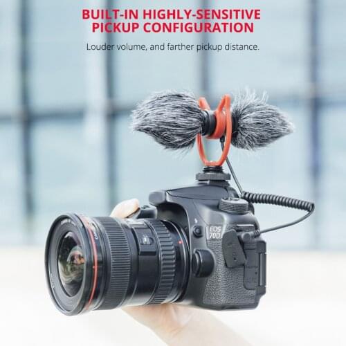 Dual Head Capsule Microphone Recording Dual Cardioid Mic TRS AUX 3.5MM For Vlog Video Studio DSLR Camera Smart Phone Apposite