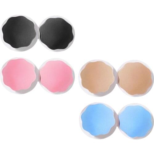Adhesive Silicone Nipple Cover Pasties Reusable No Show Stick on Boobs Lift
