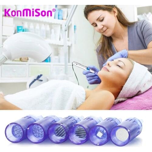 Konmison Electric Derma Pen Needles Bayonet 9 /12/ 36 / 42 pin / Nano Cartridge For Auto Dr. Pen A6 Tattoo Needles Needle Tip