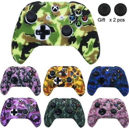 New Protective Cover Case For XBOXONES Analog Grip Soft Silicone Cases for XBOX One S Gamepad Controller Joystick with Grip Caps