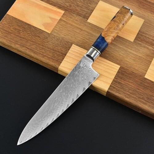 Damascus Chefs Knife Stainless Steel Meat Cleaver Kitchen Kitchen Knife Cooking Knife Slicing Knife