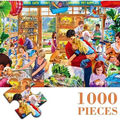 MaxRenard Jigsaw Puzzles 1000 Pieces 68*49cm Paper Assembling Landscape Figure Statue Painting Puzzles for Adults Kids Games