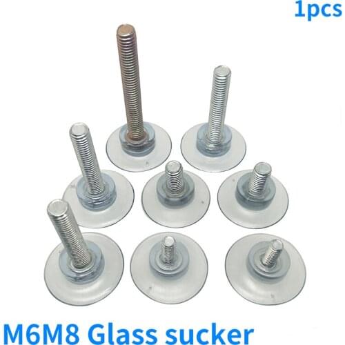 Glass Suction Cup Furniture Suction Cup with screw rod transparent household Furniture Tea Table Suction Cup fixed furniture pla