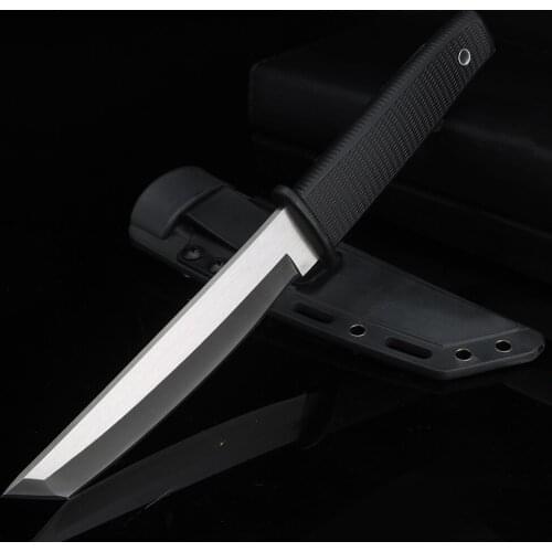 Outdoor knife fixed blade short knife camping EDC tool knife wild survival straight knife high quality small samurai sword