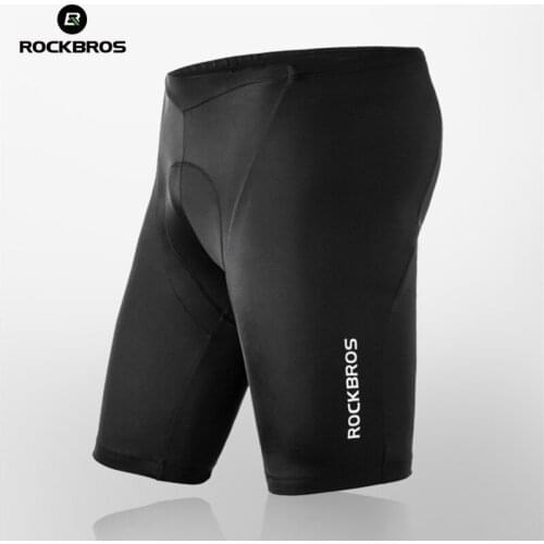 ROCKBROS Bicycle Shorts Spring Summer Men Women Breathable Sponge Shock Absorption Cycling Shorts Moisture Bike Sport Pants