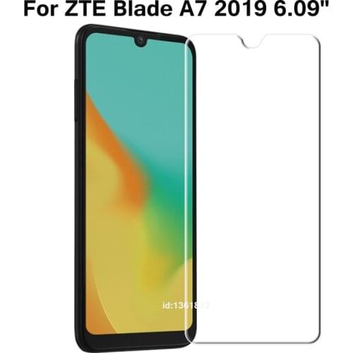 ZTE Blade A7 2019 Tempered Glass 9H High Quality Protective Film Screen Protector Phone Cover Glass For ZTE Blade A 7 2019 6.09"