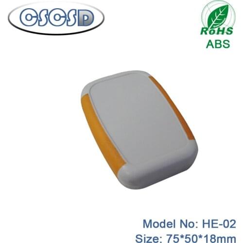 1pcs/lot 75*50*18mm battery enclosure abs plastic enclosure handheld screen display plastic handheld enclosure