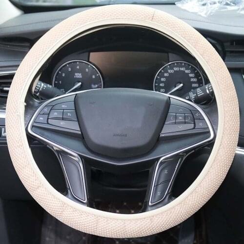 1 pcs Universal Car Elastic Steering Wheel Cover Mesh Breathable Cover Non-Slip Breathable Cover Auto Interior Accessory