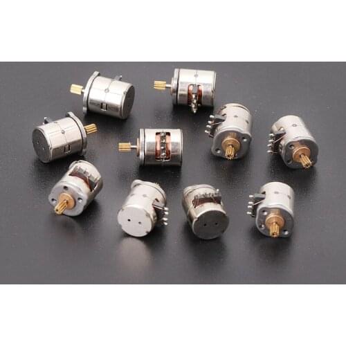 10Pcs 3V 2 Phase 4 Wire Dia.8mm Stepper Motor Micro For Digital Products Camera