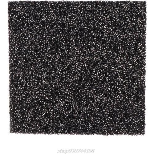 5Pcs Universal Black Activated Carbon Foam Sponge Air Filter Impregnated Sheet Pad J09 21 Dropship