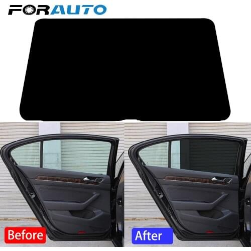 Anti UV Sticker Exterior Accessories Side Window Sunscreen Film 2 piece/set Car Sunshades Electrostatic Sticker Car-styling