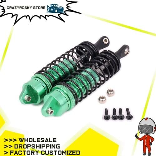 RCAWD Rear Shock Absorber For Car 110mm Alloy Aluminum Oil Filled Hobby Model Car 1/10 Traxxas Slash 5807 Stampede Upgraded Part