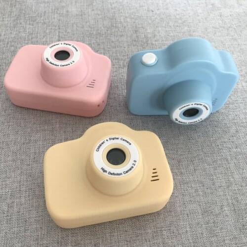 Kids Children HD 1080P Digital Camera 20MP Camera with USB Charger Built-In Game Camera Shockproof Silicone Protection Cover
