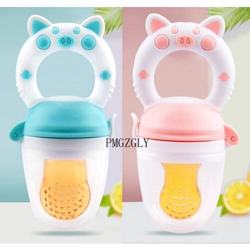 Toddler Nibbler Feeder Baby Pacifier Feeder Cup Safe Infant Baby Nipple Soother Bottles Kids Boy Girl Fruit Nipples Feeding