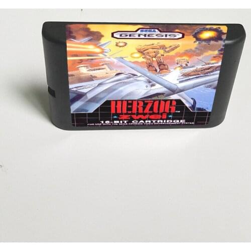 Herzong Zwei - 16 Bit MD Game Card for Sega Megadrive Genesis Video Game Console Cartridge