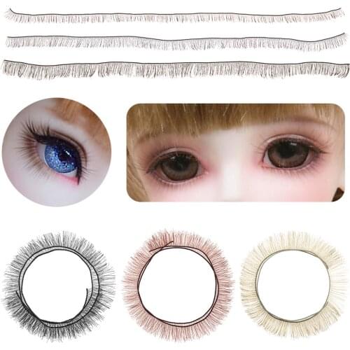 20cm Kids Reborn Doll False Eyelashes 3 Colors Eye Bjd Dolls Accessories Children Toy Doll Decoration Gifts Support Wholesale