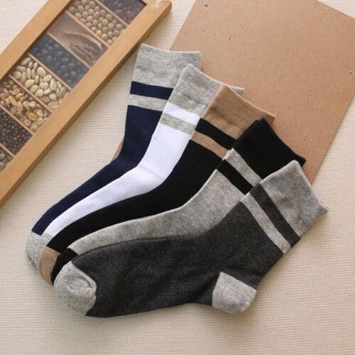 Fashion Garments Cotton mens Autumn Socks and Male Crew sock Patchwork Color Decorate Pattern Daily sock Mix Color Casual Sock