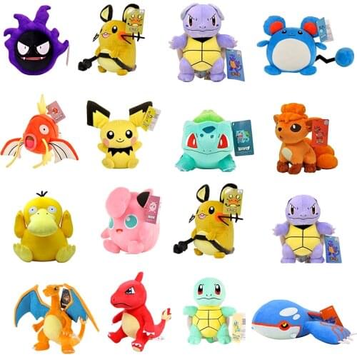 Pokemon Plush Doll Toy Pikachu Elf Pokemon Doll Kawaii Cartoon Plush Toy Doll Doll Pillow Childrens Birthday Gift