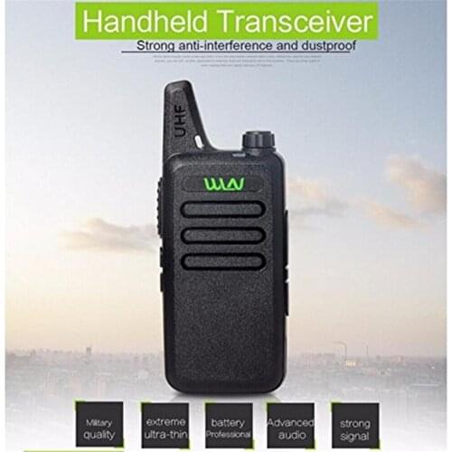 1Set KDC1 MINI Handheld FM Transceiver KD C1 Two Way Radio Ham Communicator HF CB Radio Station Mi-Ni Walkie Talkie WLN KD-C1